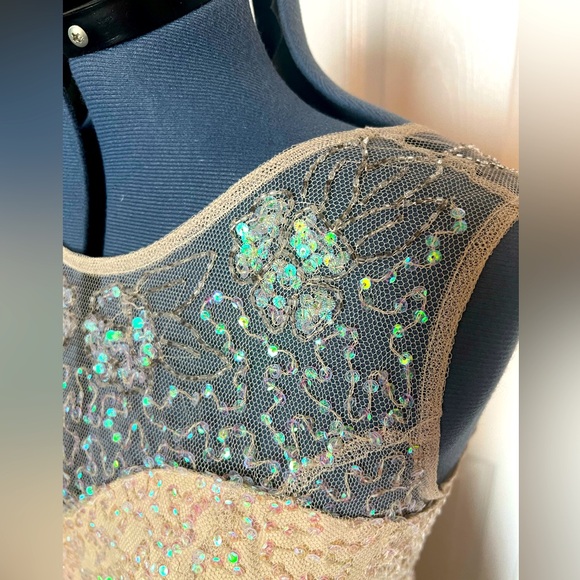 NWT ASOS Flapper Girl 20s style beaded Dress, Drop waist formal dress - Picture 10 of 16